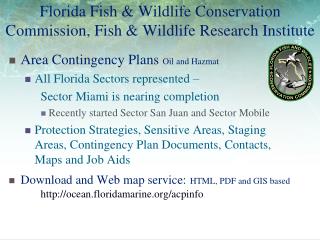 Florida Fish &amp; Wildlife Conservation Commission, Fish &amp; Wildlife Research Institute