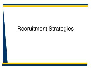 Recruitment Strategies