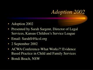 Adoption 2002