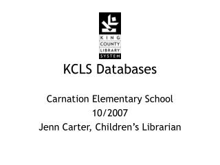 KCLS Databases