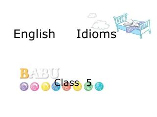 English Idioms