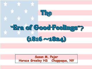 Susan M. Pojer Horace Greeley HS Chappaqua, NY