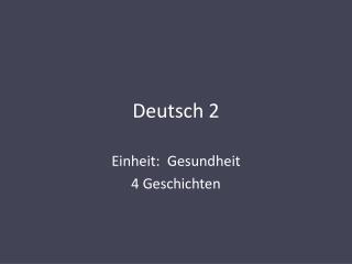 Deutsch 2