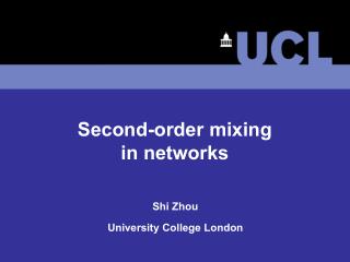 Second-order mixing in networks