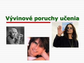 Vývinové poruchy učenia