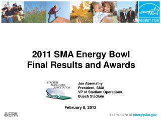 2011 SMA Energy Bowl Final Results and Awards