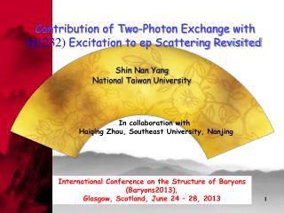 International Conference on the Structure of Baryons (Baryons2013),