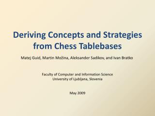 Deriving Concepts and Strategies from Chess Tablebases