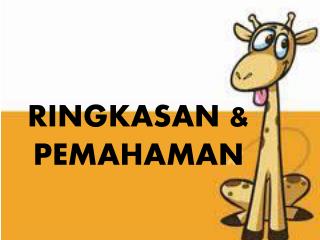 RINGKASAN &amp; PEMAHAMAN