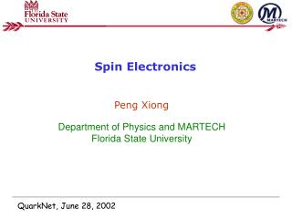 Spin Electronics