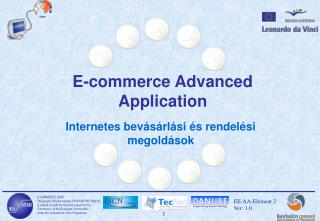 E-commerce Advanced Application