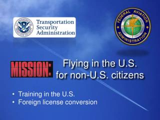 Flying in the U.S. for non-U.S. citizens