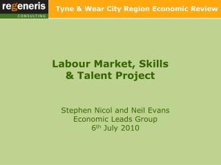 Labour Market, Skills &amp; Talent Project