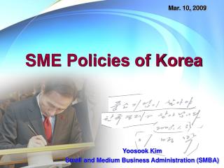 SME Policies of Korea