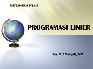 PROGRAMASI LINIER