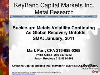 KeyBanc Capital Markets Inc. Metal Research