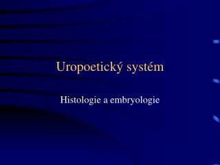 Uropoetický systém