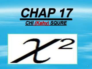 CHAP 17 CHI ( Kahy ) SQURE