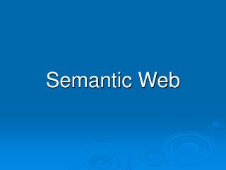 Semantic Web