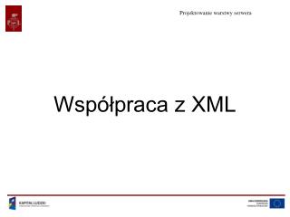 Współpraca z XML