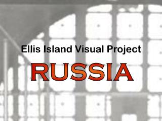Ellis Island Visual Project