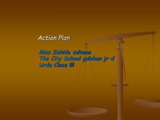 Action Plan