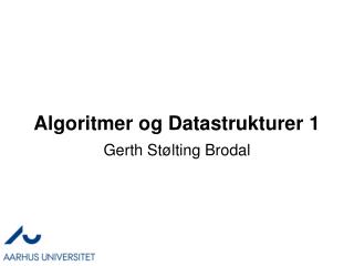 Algoritmer og Datastrukturer 1