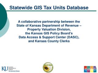 Statewide GIS Tax Units Database