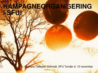 Kampagneorganisering i sfu !