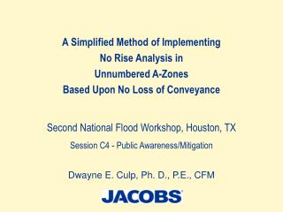 A Simplified Method of Implementing No Rise Analysis in Unnumbered A-Zones