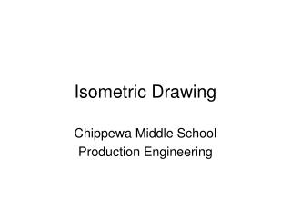 Isometric Drawing