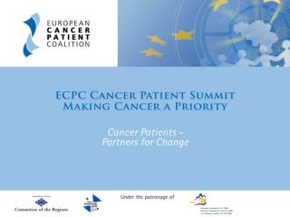 Building political support to fight cancer Hildrun Sundseth ECPC Head of EU Policy