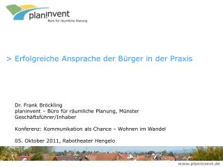 &gt; Erfolgreiche Ansprache der Bürger in der Praxis