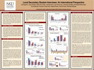 Local Secondary Student Interviews: An International Perspective