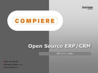 Open Source ERP / CRM