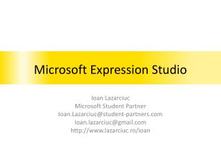 Microsoft Expression Studio