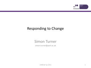 Responding to Change