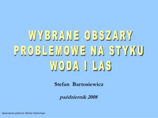 WYBRANE OBSZARY PROBLEMOWE NA STYKU WODA I LAS