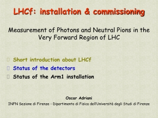 LHCf: installation & commissioning