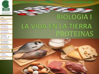 BIOLOGIA I LA VIDA EN LA TIERRA