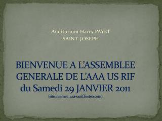 Auditorium Harry PAYET SAINT-JOSEPH