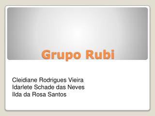 Grupo Rubi