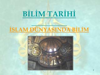 BİLİM TARİHİ