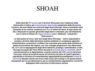SHOAH