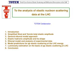 To the analysis of elastic nucleon scattering data at the LHC