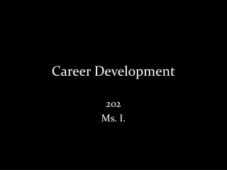 Career Development