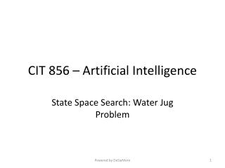 CIT 856 – Artificial Intelligence
