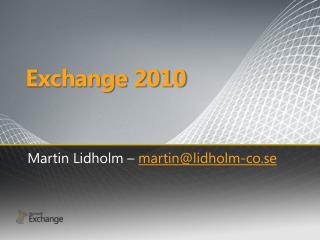 Exchange 2010