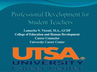 Professional Development for Student Teachers