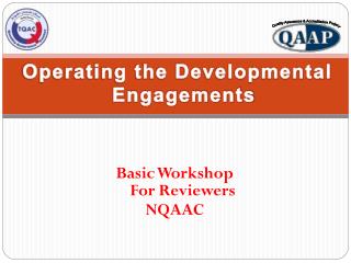 Basic Workshop For Reviewers NQAAC